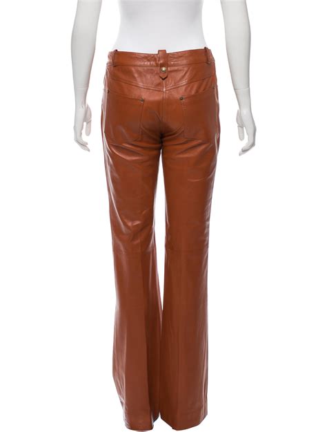 dior leather pants|christian Dior pants women's.